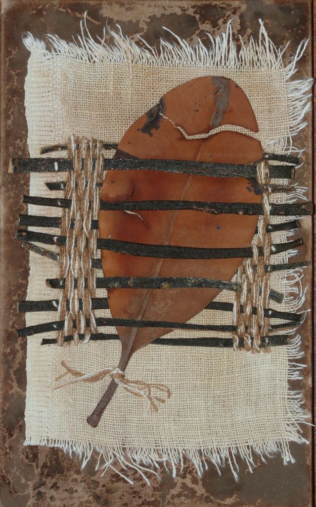 Woven Postcard by Kathryn Kerr